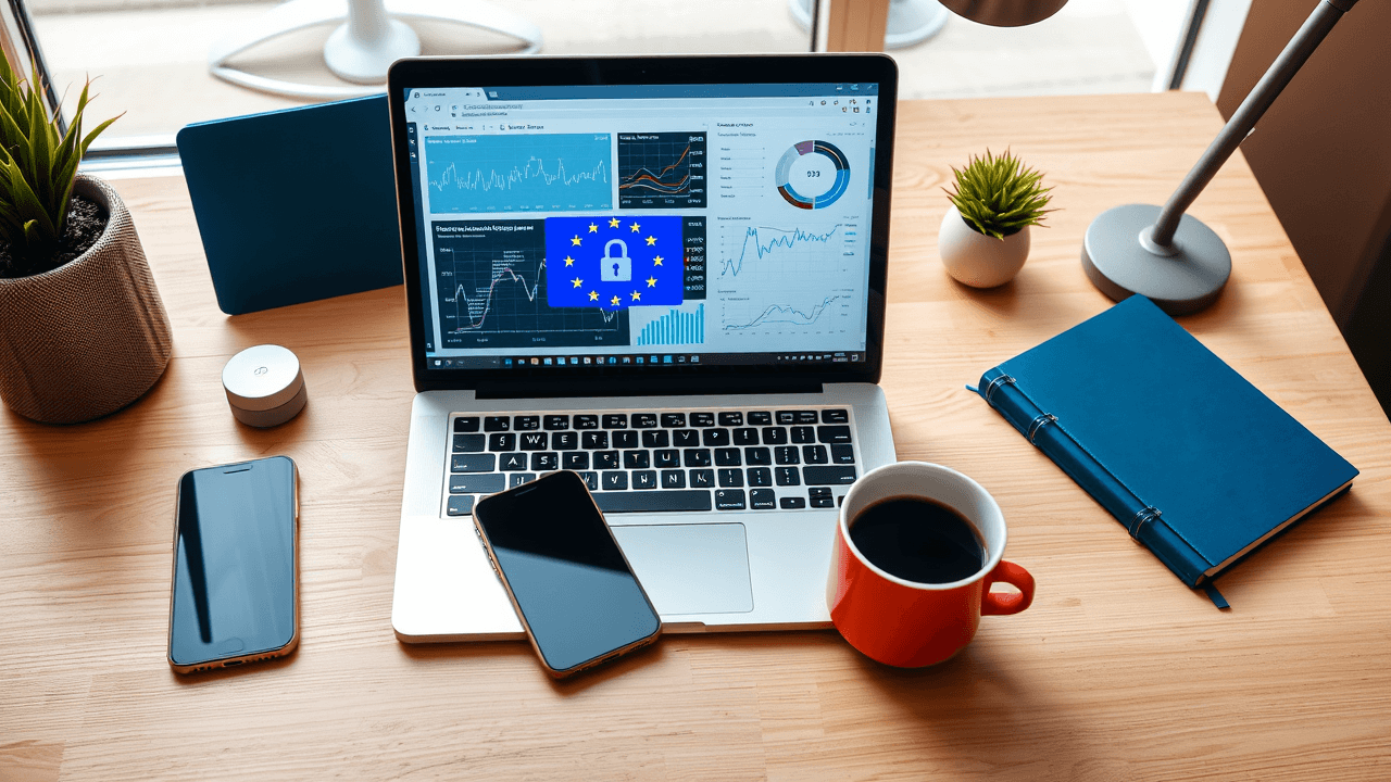 Competenze digitali e tecnologia — concetto per la preparazione EPSO